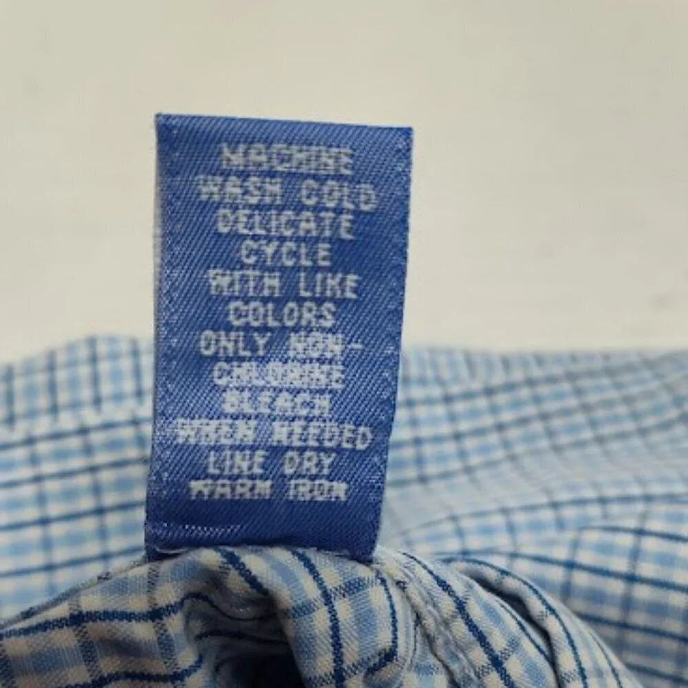 Just Friends Button Down Y2K Dress Shirt Blue Boy 2T NWT